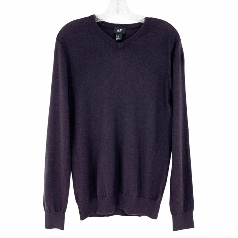 H&M Wool V Neck Sweater Size Small